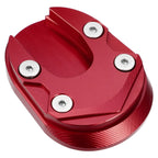 Motorcycle Kickstand Plate Pad for Honda 125 2013-2023 - Includes Wrench, Red