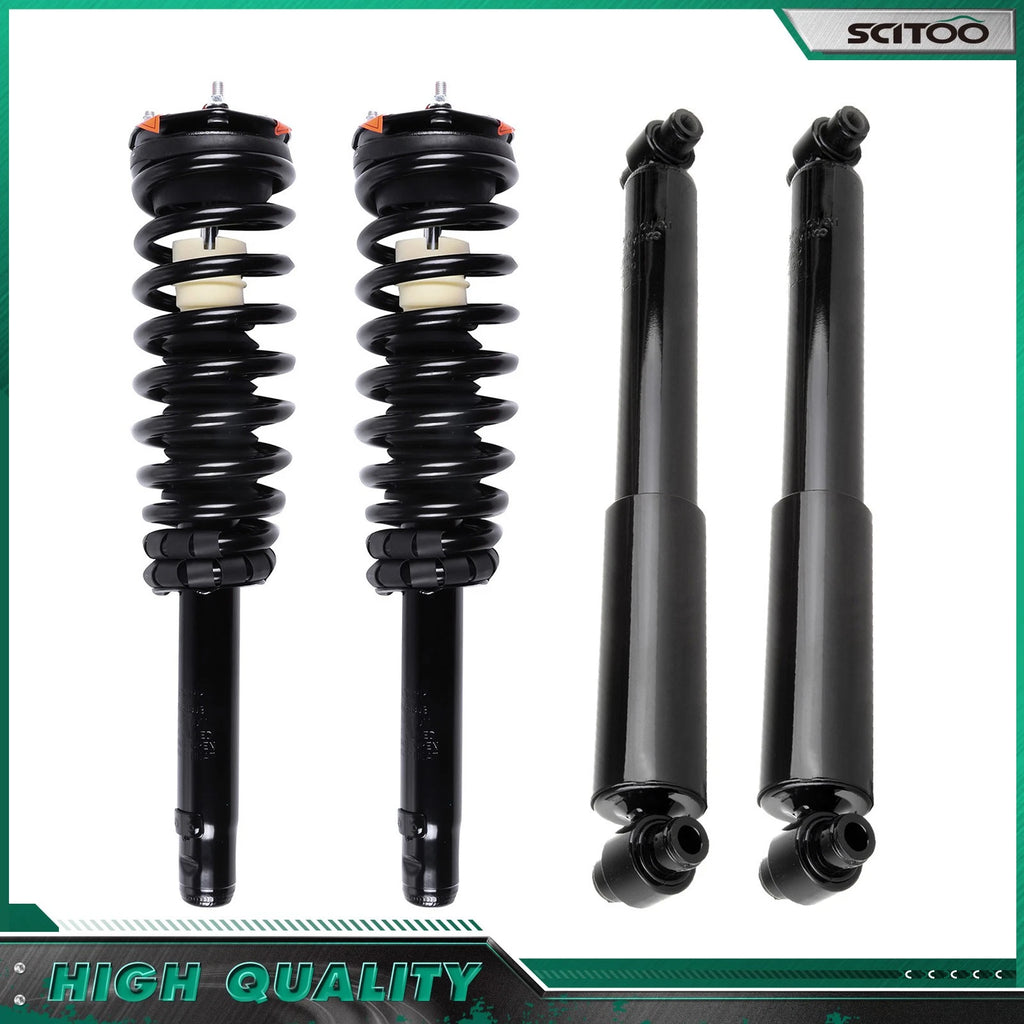 Set of 4 Complete Struts & Shocks for Ford Fusion (2010–2012)