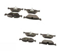 Set of 4 Textar Front Rear Brake Pads for BMW E36 Z3 M Coupe M Roadster (2001–2002)