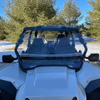 2-in-1 Flip Front Windshield Scratch Resistant for Arctic Cat Wildcat 4 1000 (2013–2018)