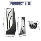 3 x Accelerator & Brake Pedal Covers Set for BMW 1/2/3/4 Series F20