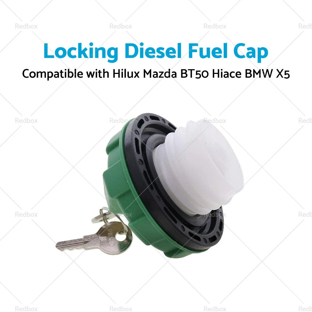 Locking Diesel Fuel Cap for BMW X5, Hilux, Mazda BT50, Landcruiser, Ranger