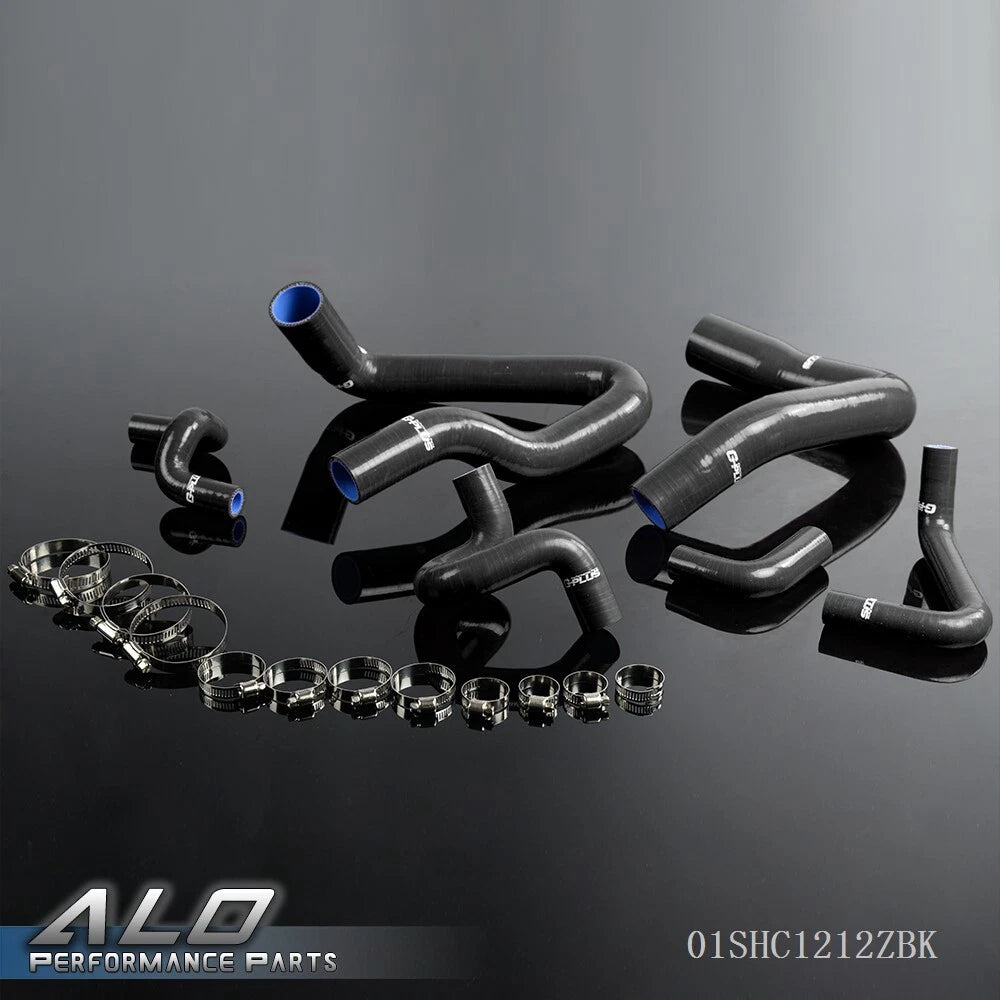 Silicone Radiator Hose Clamps Kit for Mustang GT LX 1986–1993