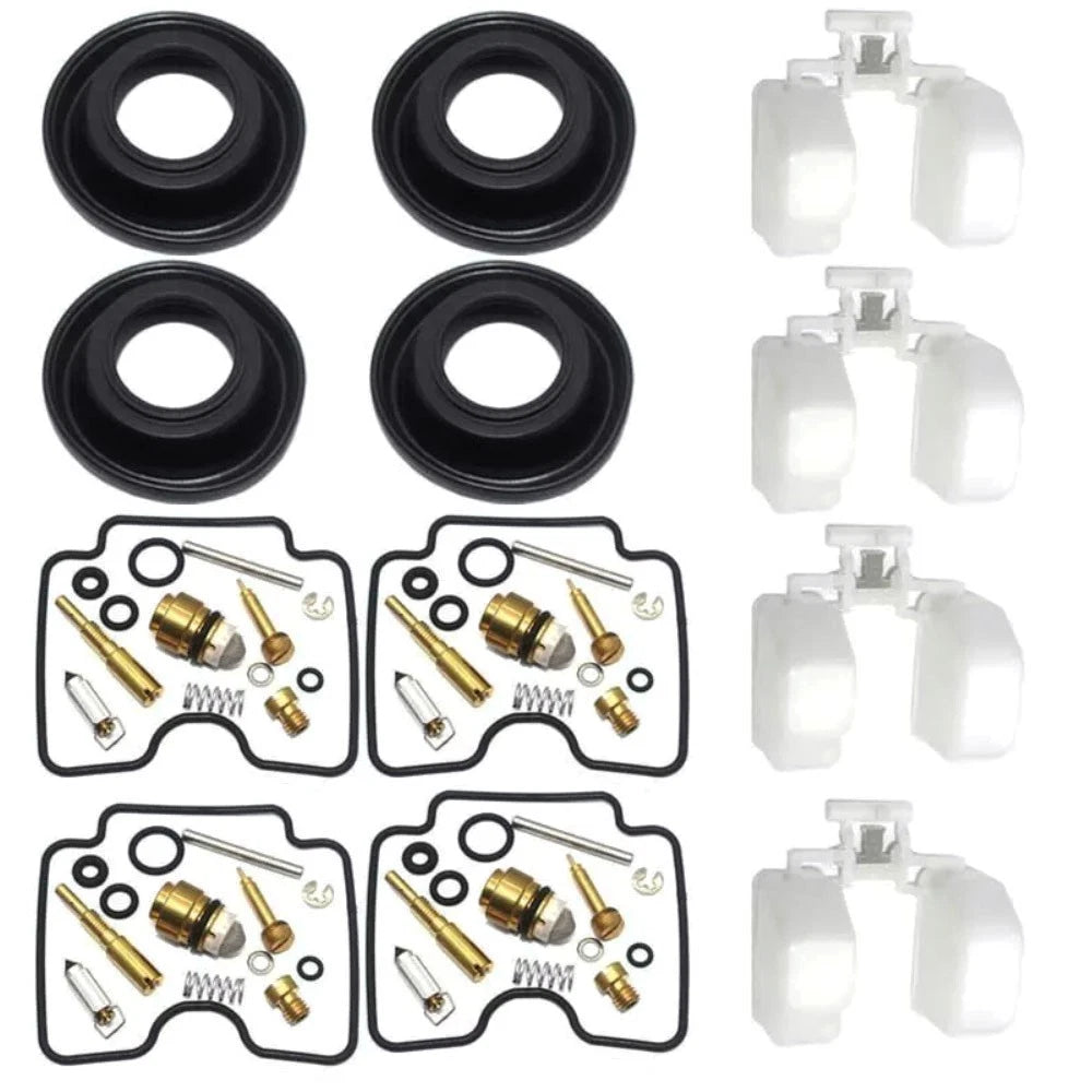 4X Carburetor Repair Kit Diaphragm Float for Suzuki GSX600F (1998–2006)