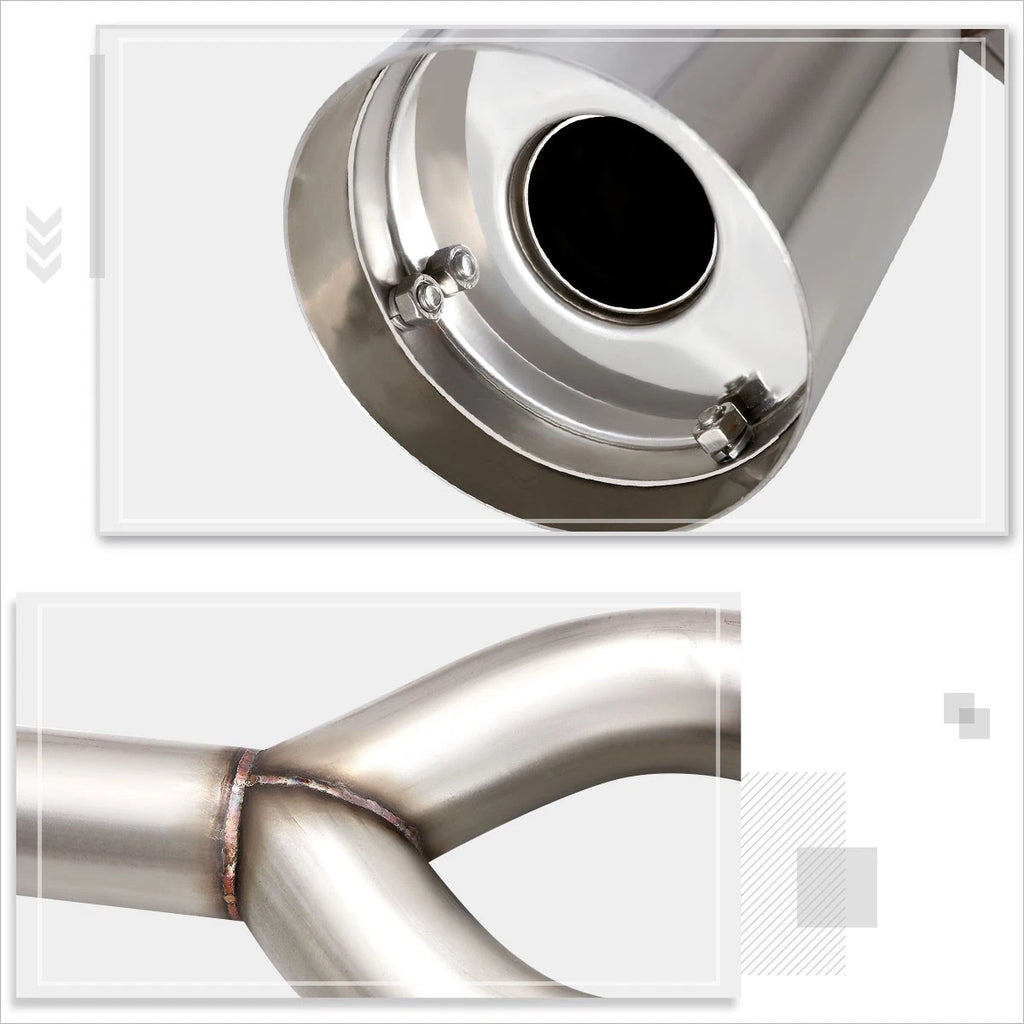 Dual 4" Muffler Tip Catback Exhaust for Nissan Maxima 3.5L V6 (2004–2008)