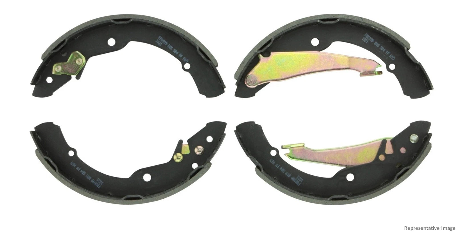 Rear Bonded Brake Shoe for Bosch (BS704)