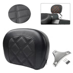 Sissy Bar Backrest Pad Kit for Harley Road King FLHR, FLTR