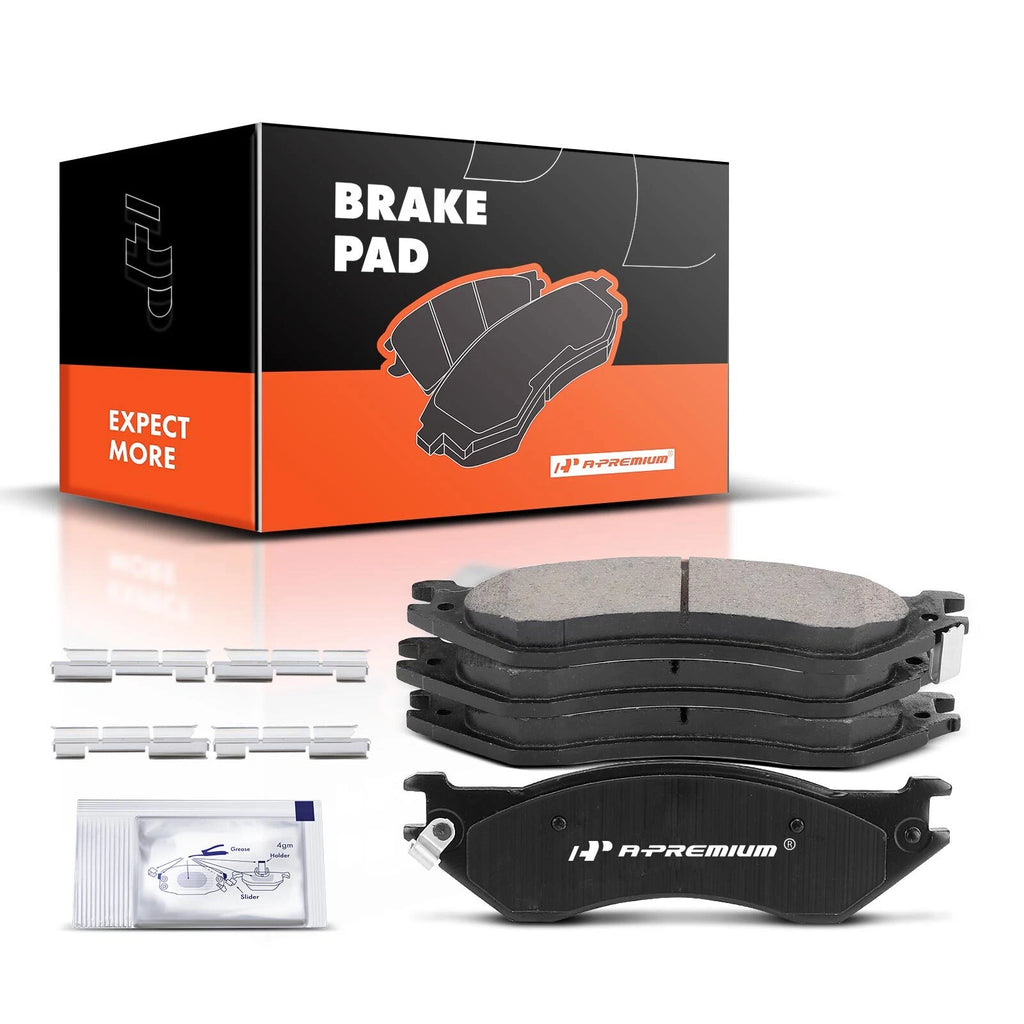 Set of 4 Front Ceramic Brake Pads for Ford F-150 (1999–2003)