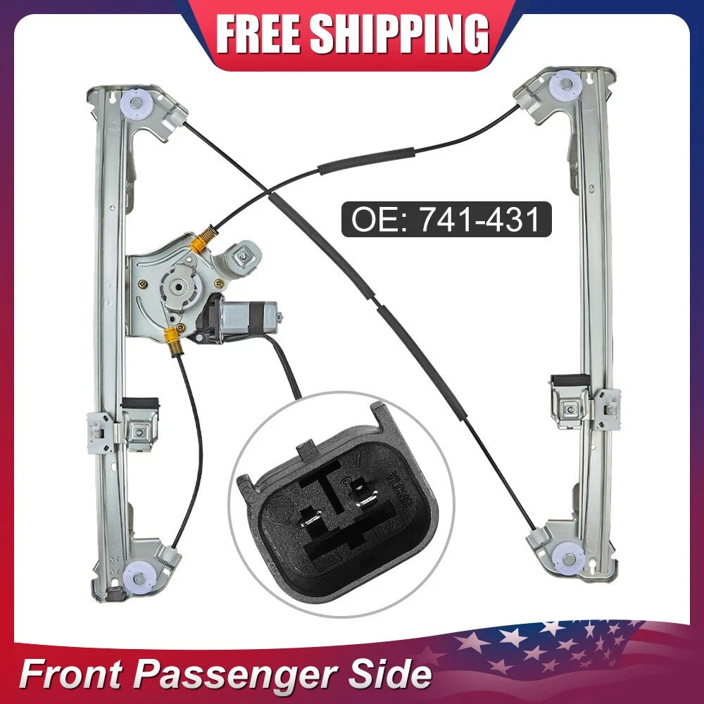 Front Left Power Window Regulator with Motor for Chevrolet Impala (2000–2005)