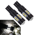 Set of 2 T10 2323 10-SMD LED Bulbs 12V 24V Pure White