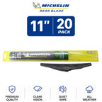 Set of 2 Michelin Rear Wiper Blades for Curved-Fit Vehicles (20-Pack)
