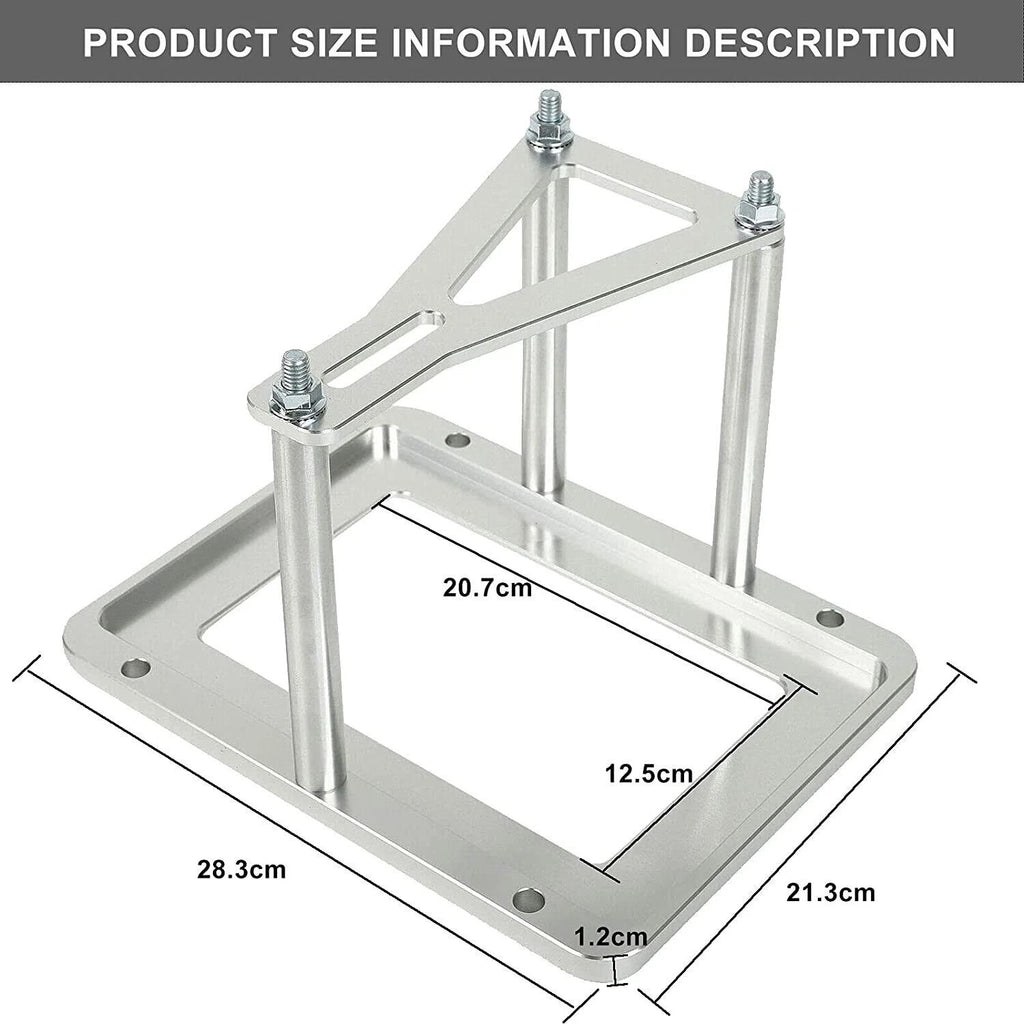 Billet Battery Tray Hold Down for Universal Trunk Relocation Box 551181 Aluminum