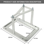 Billet Battery Tray Hold Down for Universal Trunk Relocation Box 551181 Aluminum