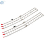Set of 2 Aluminum Folding Loading Ramps for ATV UTV (7.5')