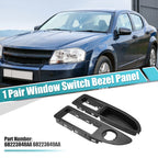 2X Front Left & Right Door Window Switch Bezel for Dodge Avenger (2011–2014)