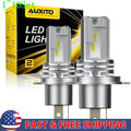 Set of 2 H4 9003 LED Headlight Bulbs for Make Model