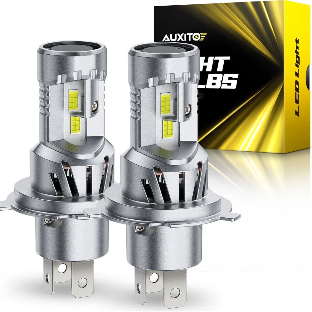 2X AUXITO 9003 H4 LED Headlight Bulbs Hi Low Beam Kit 6500K 80W for