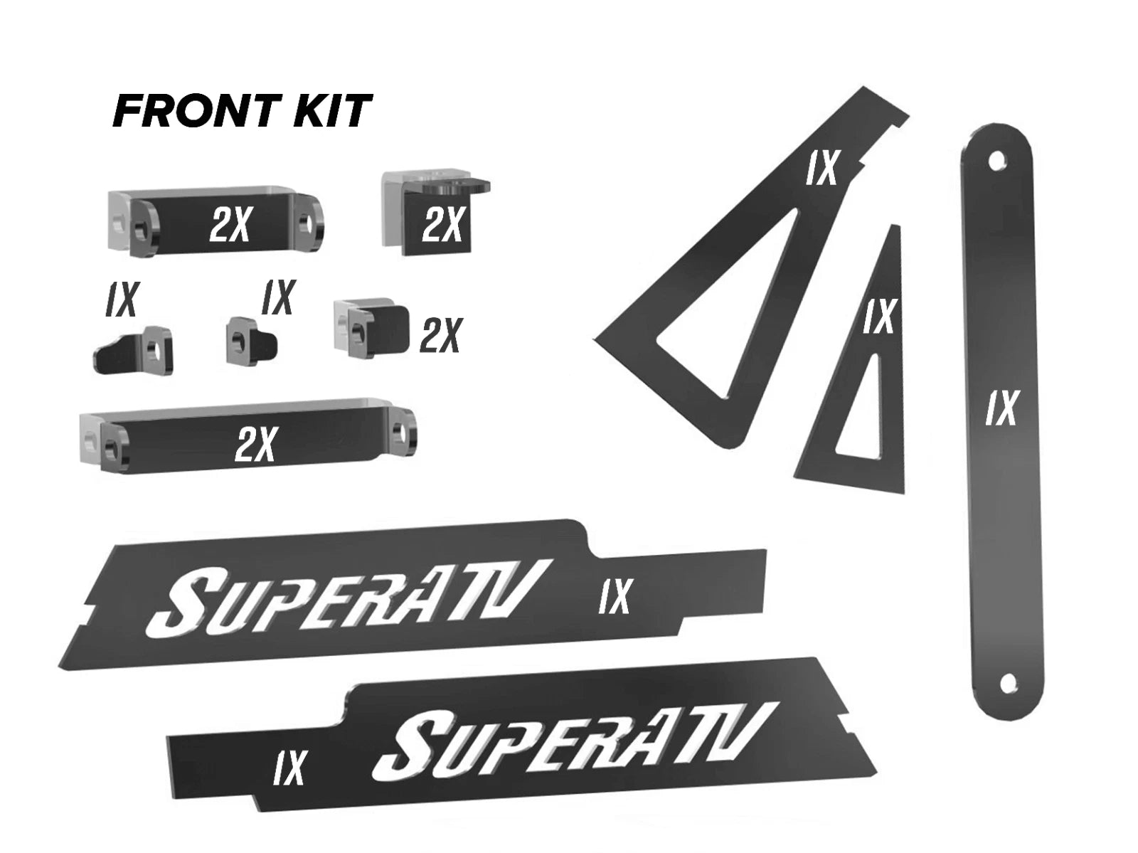 Weld-In Gusset Kit for Polaris Ranger XP 1000 (2018–2020)