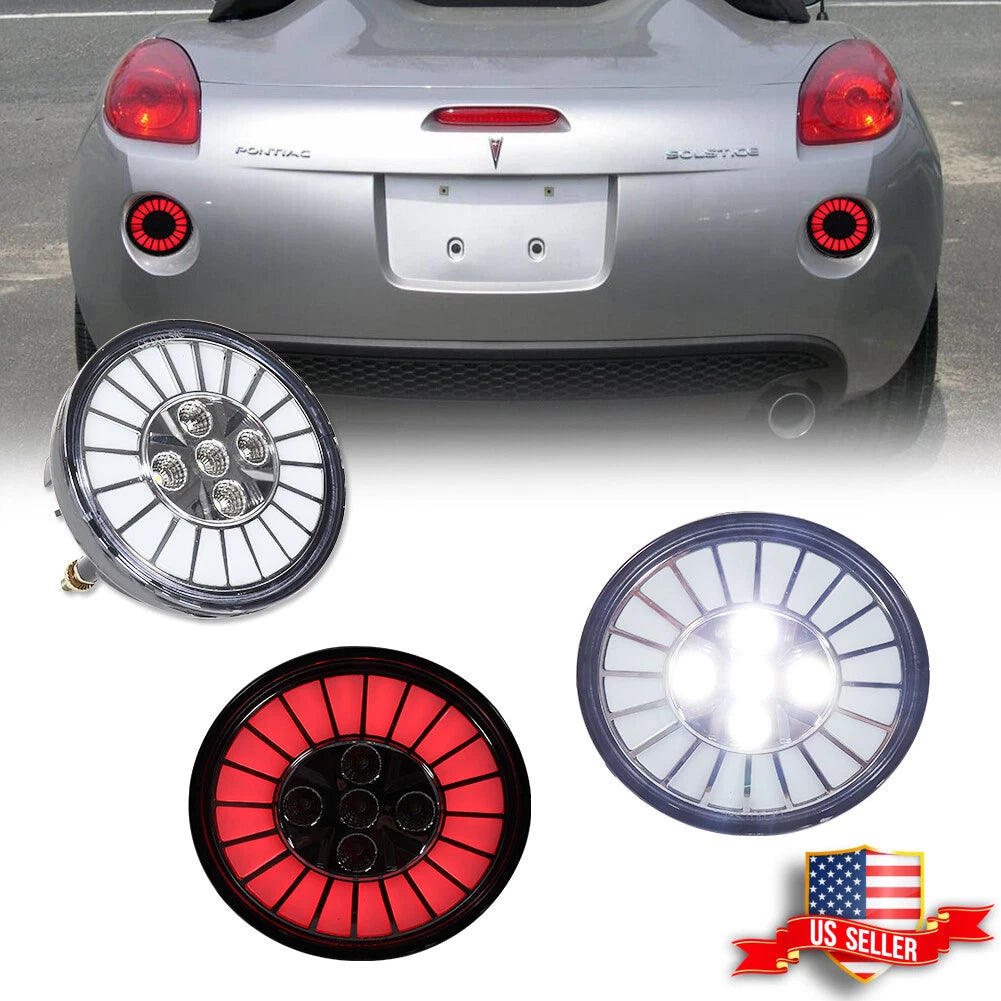 Clear LED Tail Lights for GMC Envoy Pontiac Solstice (2002–2009)