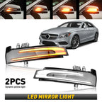 2 x LED Mirror Turn Signal Puddle Light for Mercedes-Benz C-Class (2007–2014)
