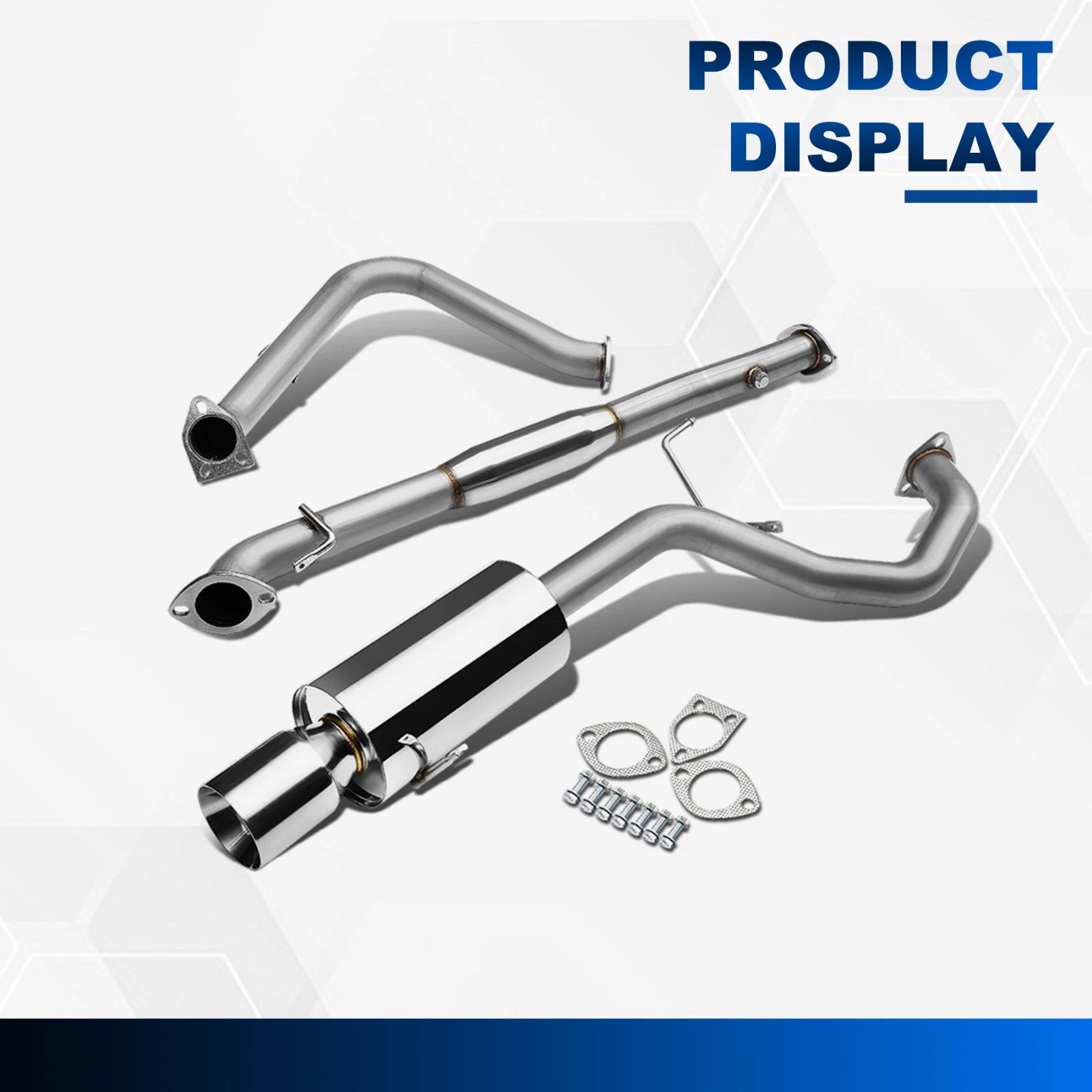 4" Tip Stainless Steel Catback Exhaust for Mitsubishi Galant (1999–2003)
