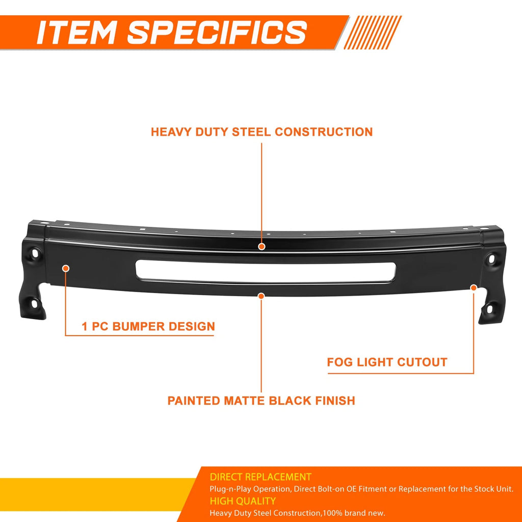 Front Bumper Face Bar for GMC Sierra 1500 Denali Hybrid (2007–2013)