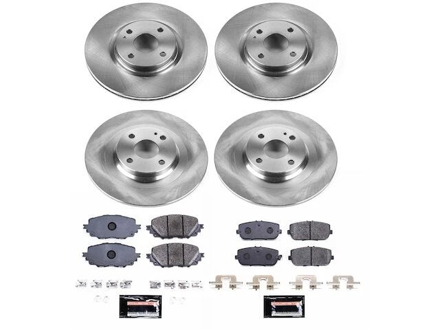 Brake Pad and Rotor Kit for Mazda MX5 Miata (2016–2024) ZZ817MW