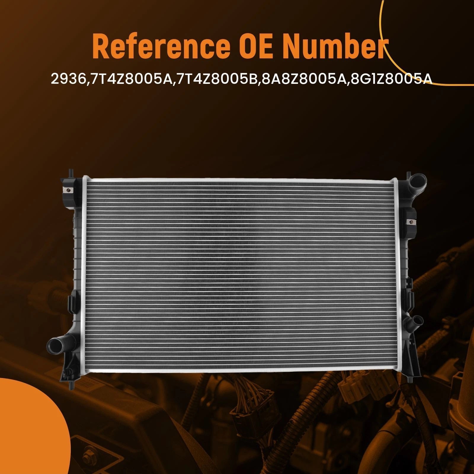 Cooling Radiator for Ford Taurus/Taurus X (2008–2013)