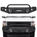 Front & Rear Bumper for Chevy Silverado 1500 (2007–2018) Black Steel
