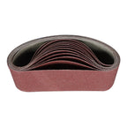 Set of 12 Sanding Belts for Grit Belt Sander 4x24" (80, 120, 150, 240, 400)