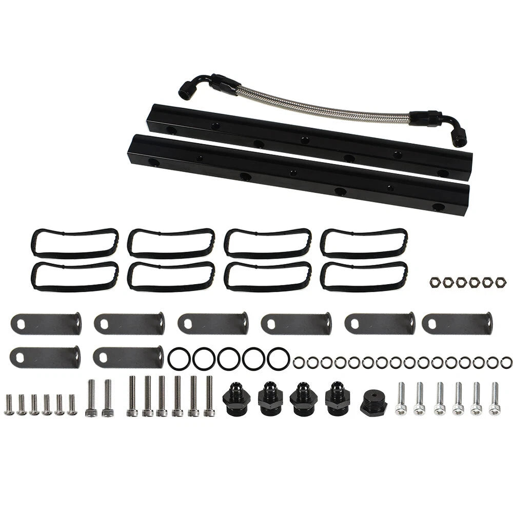 Billet Fuel Rail Kit for LS LS1 LS2 LS3 LS6 (Aftermarket Intake Manifold)