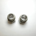 2X 1" Male JIC X Male NPT 316 Stainless Steel Hydraulic Fitting