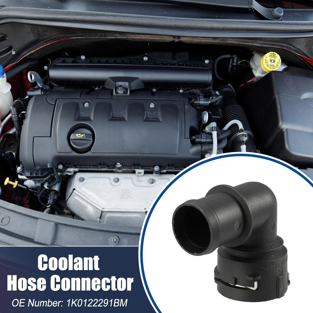 2pcs Radiator Coolant Hose Flange for Audi A3 (2006–2013)