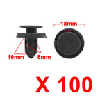 100 Pcs Splash Trim Fastener Mat Clip for Honda (Various Models)