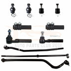 Set of 4 Front Ball Joints Tie Rods for Dodge Ram 2500 3500 