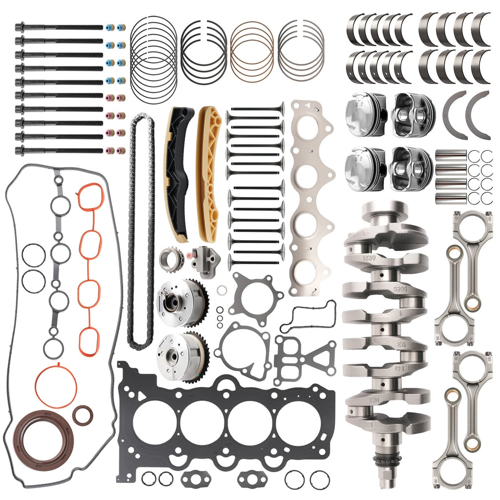 Engine Rebuild Piston Timing Kit Crankshaft Rod Set for Hyundai KIA (G4FJ)