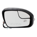 Right Power Mirror for Ford Fusion (2013–2014) Paintable Manual Fold Memory