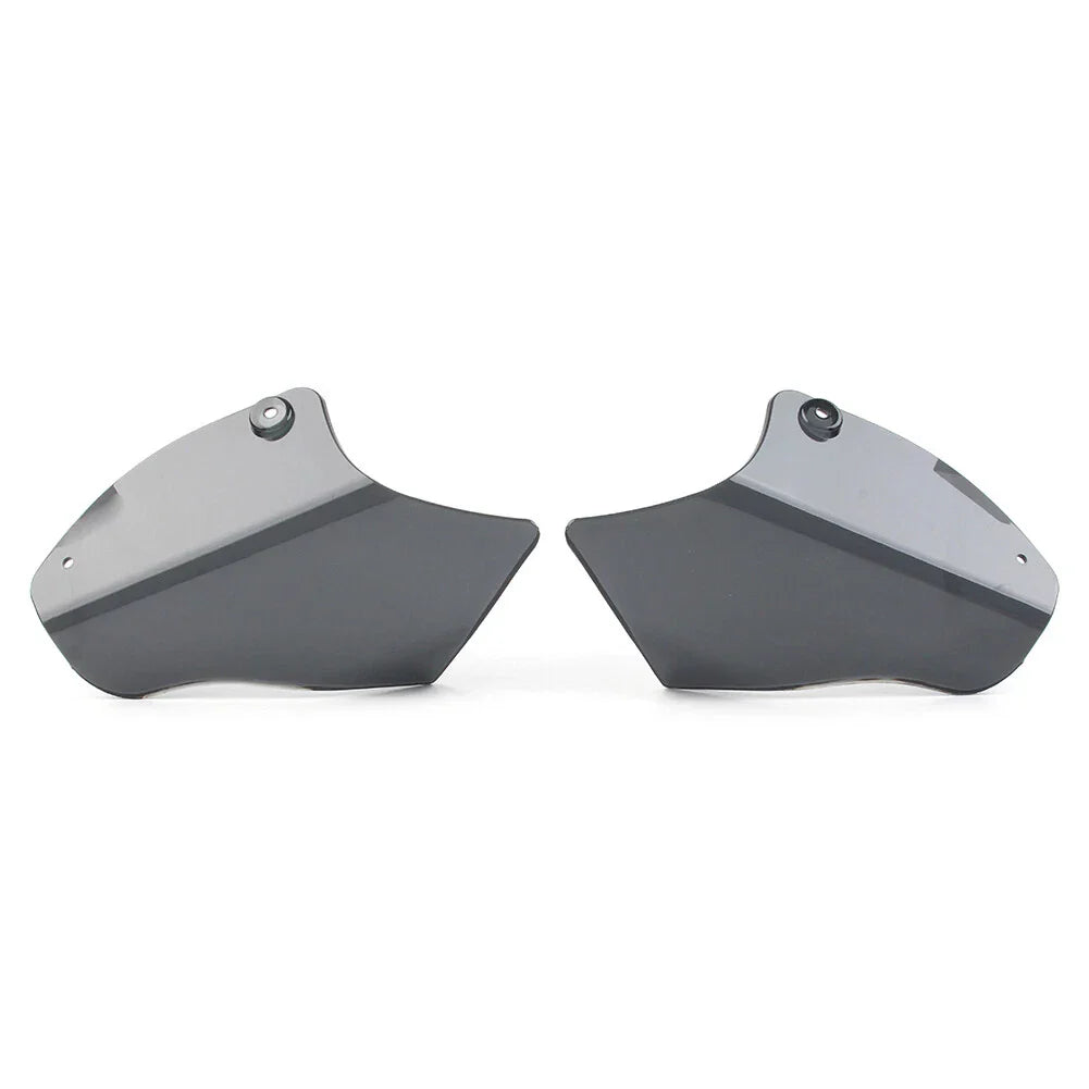 Tan ABS Plastic Saddle Shields for Harley Softail Fatboy (2000-2017)