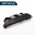 1pc Right Front Bumper Retainer Bracket for Nissan Versa (2020–2022) Black ABS