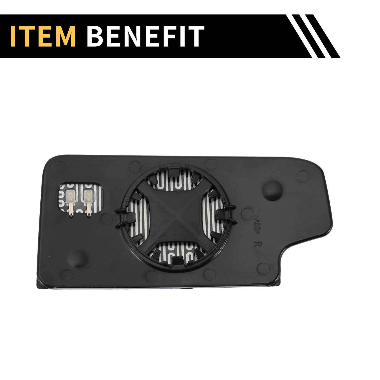 Heated Right Side Mirror Glass for Chevrolet Silverado 2500 3500 HD (2007–2019)