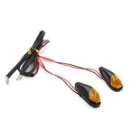 12V Yellow Motorcycle Turn Signal Indicator Blinker Mini Lights