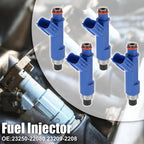 Set of 4 Fuel Injectors 23209-22080 for Toyota Corolla (2004–2008) & Pontiac Vibe 1.8L