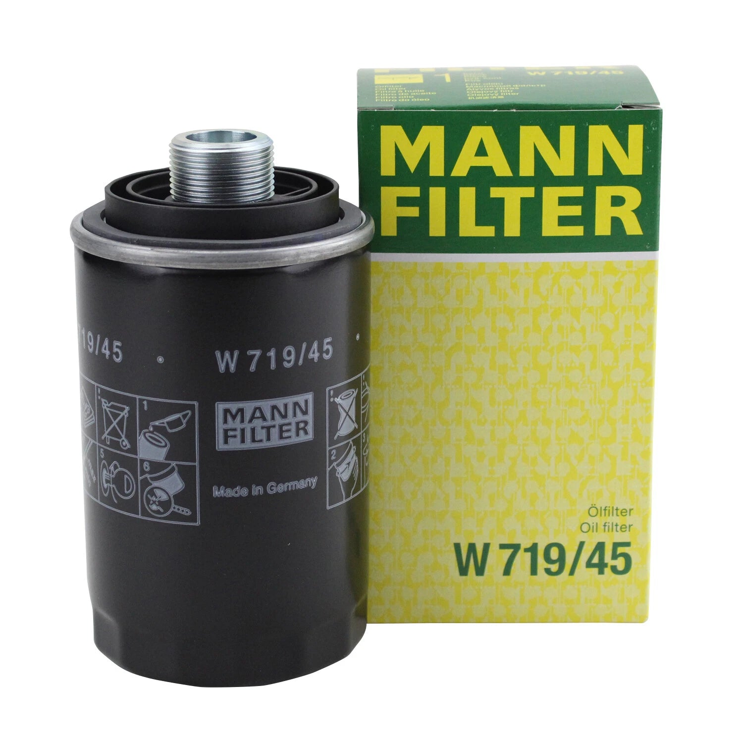 Mann W71945 Oil Filter for Audi VW 2.0L Turbo (2008–2017)