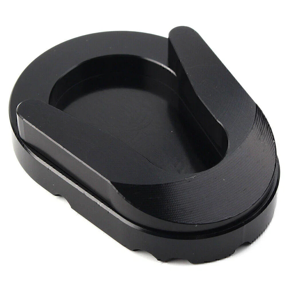 Black Kickstand Enlarge Plate Pad for Vespa Sprint Primavera 150 (2013-2020)