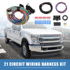 Set of 1 Universal 21 Circuit Wiring Harness Kit for GM Chevy Ford Truck