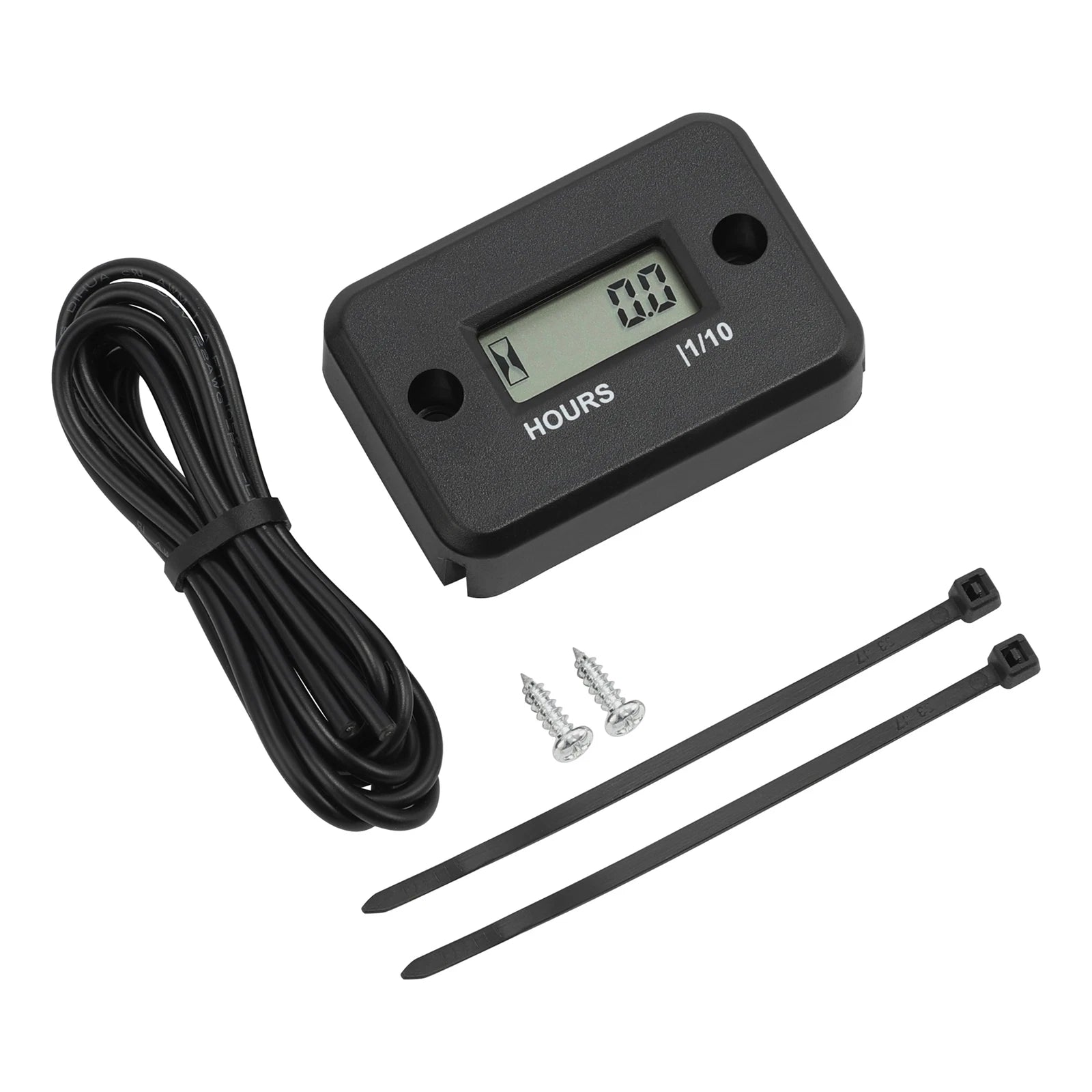 LCD Hour Meter Gauge for Snowmobile Racing Motorcycle (Waterproof)