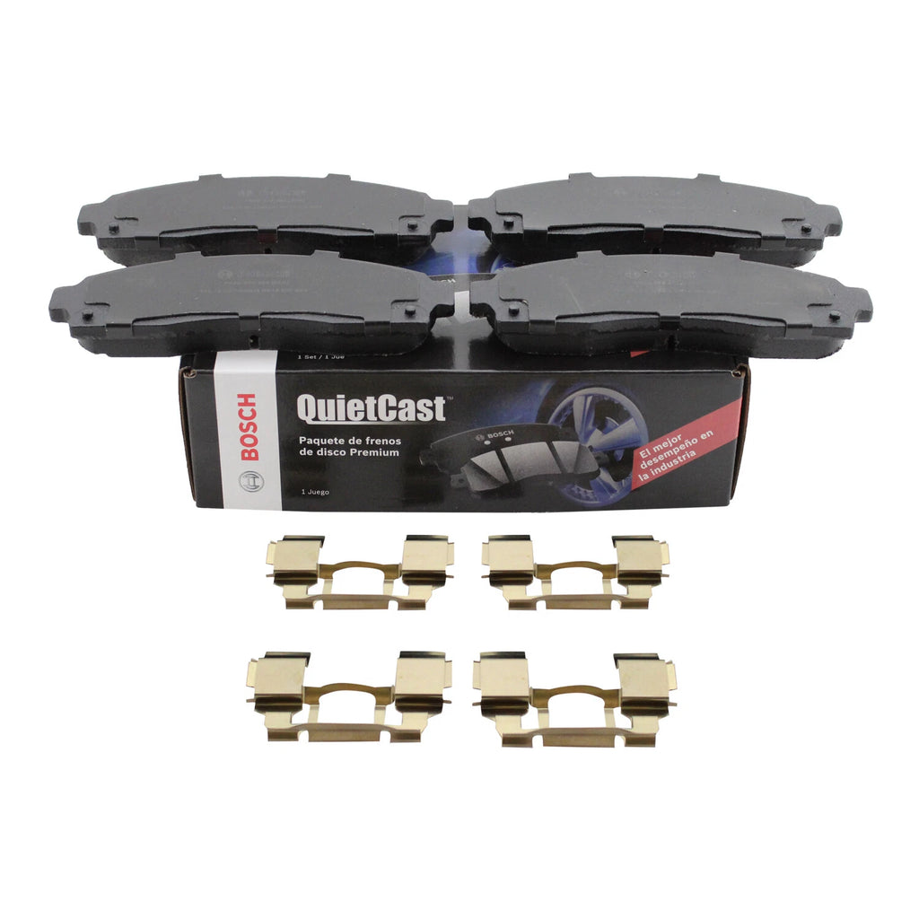 Set of 4 Bosch QuietCast Front Ceramic Brake Pads for Explorer Ranger Mountaineer (B4000)