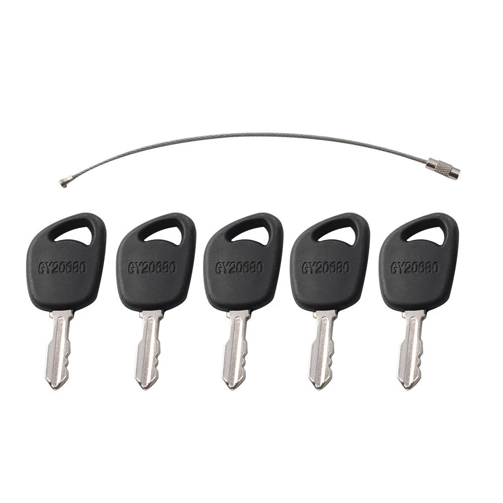 Set of 5 Ignition Keys for John Deere Lawn Mower (AM131946, AM135345)