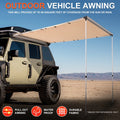 Folding Shade Awning for Outdoor Camping Roof Rack (6.5" L x 9.8" W)