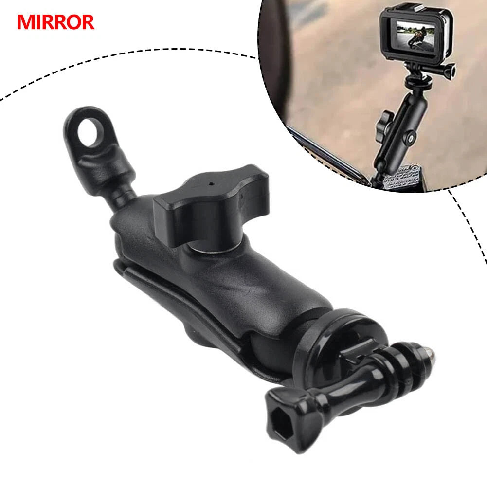 360° Motorcycle Mirror Camera Mount Bracket Holder for GoPro